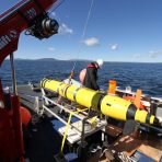 AUV operations from the Annie. Credit: Dave Lovalvo