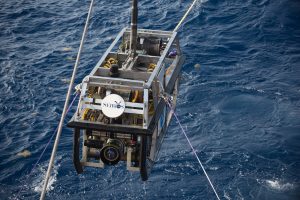 Recovery of the ROV Seirios. Credit: NOAA OER